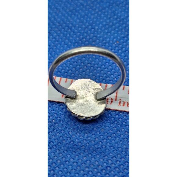 Native American Blue Turquoise Sterling Silver Ring Size 5.75 Vintage 925 - Picture 6 of 7